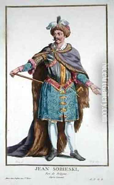 John III Sobiewski 1629-96 King of Poland Oil Painting - Pierre Duflos