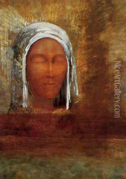 Virgin Of The Dawn Oil Painting - Odilon Redon