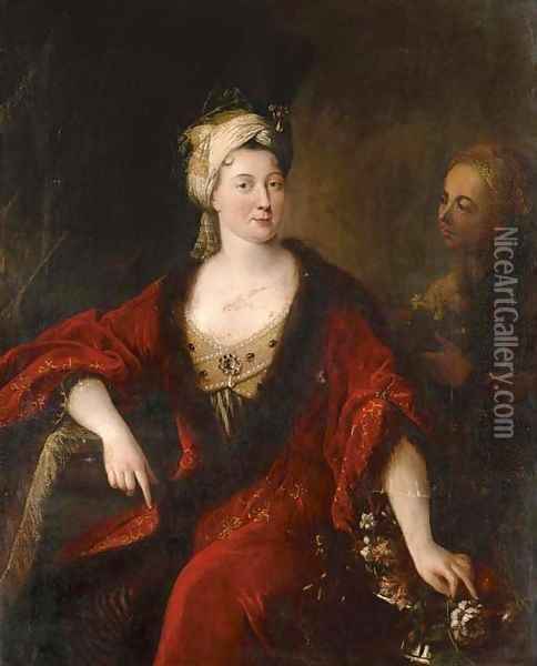 Portrait of a lady Oil Painting - Francois de Troy