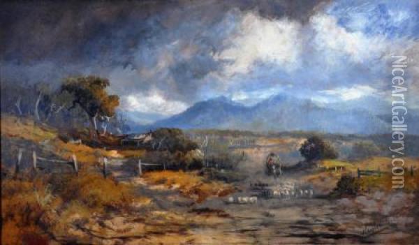 Returning Home Oil Painting - Naylor Gill