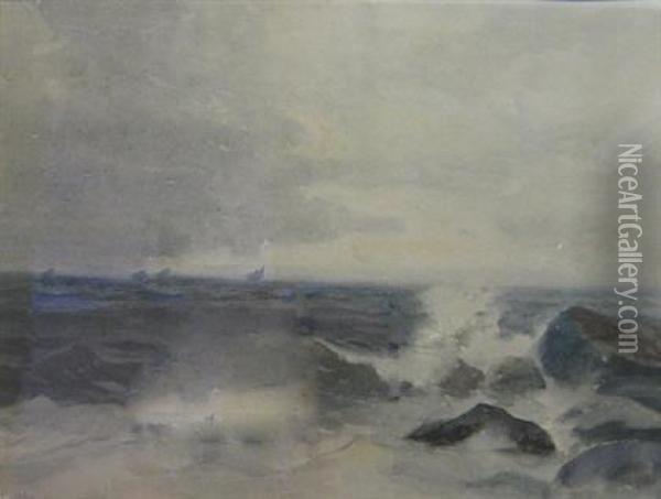 Seascape Oil Painting - Frank Knox Morton Rehn
