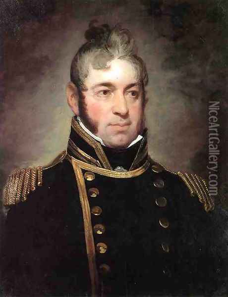 Commodore William Bainbridge, Commander of The Constitution (1774-1833) Oil Painting - Gilbert Stuart