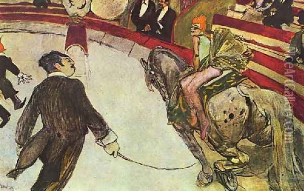 The Circus Oil Painting - Henri De Toulouse-Lautrec