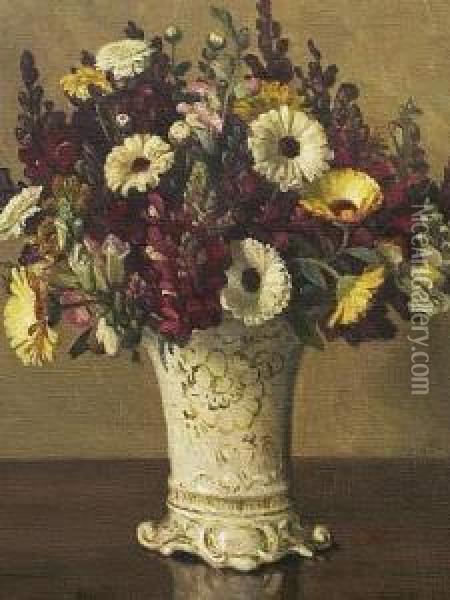 Bouquet De Fleurs Oil Painting - Axel Hou