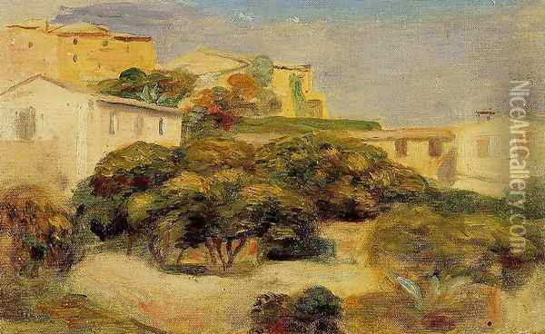 Landscape XV Oil Painting - Pierre Auguste Renoir