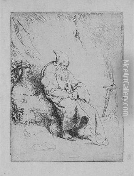 The Hermit (holl.16) Oil Painting - Jan Lievens