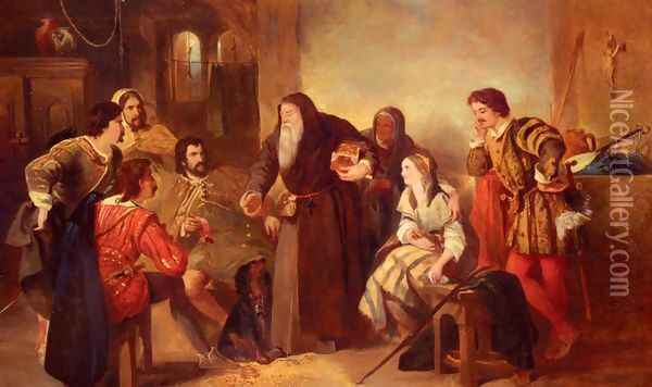 The Beggar Of Bethnal Green Oil Painting - Sir John Gilbert