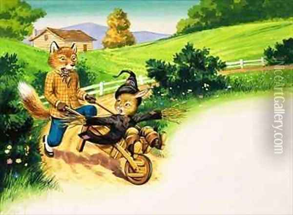 Brer Rabbit 13 Oil Painting - Henry Charles Fox