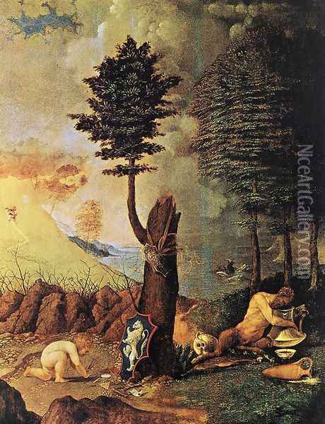Allegory 1505 Oil Painting - Lorenzo Lotto