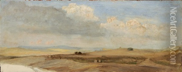 Landscape Oil Painting - Giovanni Costa