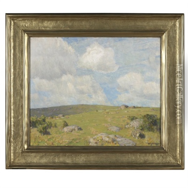 Martha's Pasture Oil Painting - William Langson Lathrop