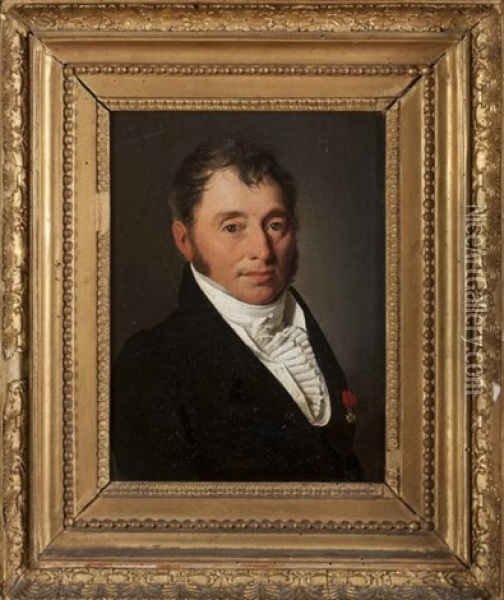 Portrait Presume De Charles Mosse Oil Painting - Louis Leopold Boilly