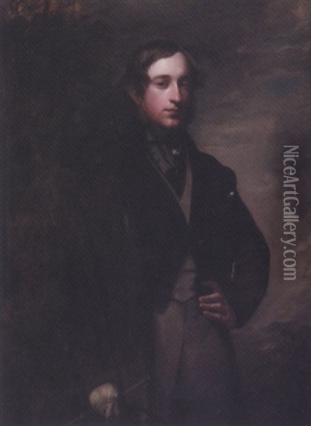 Portrait Of A Young Gentleman Oil Painting - John Watson Gordon