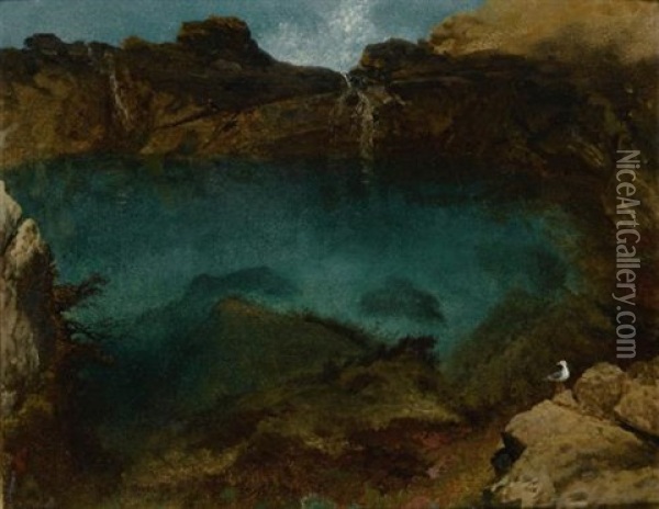 Ocean Pool, Farallon Islands, California Oil Painting - Albert Bierstadt