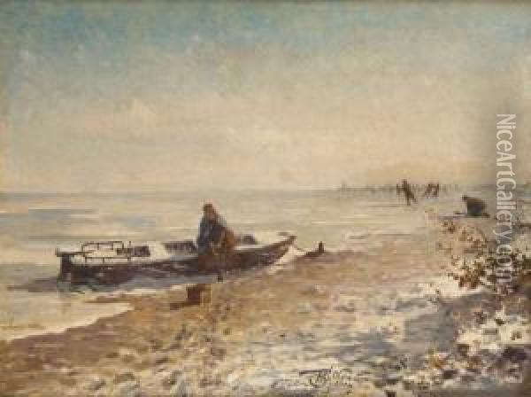 Marine Oil Painting - Henri van Seben