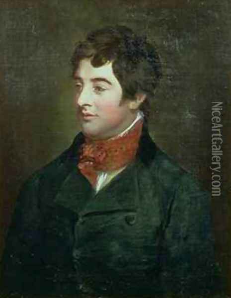Portrait of Lord Edward Fitzgerald 1763-98 Irish nationalist politician Oil Painting - Hugh Douglas Hamilton
