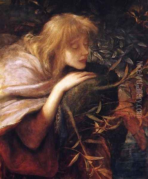 Ophelia Oil Painting - George Frederick Watts