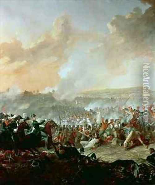 The Battle of Waterloo 2 Oil Painting - Denis Dighton