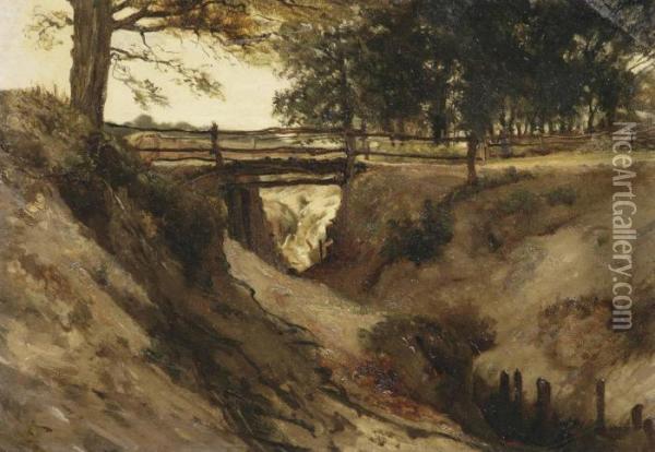 Small Bridge Oil Painting - Jacob Henricus Maris