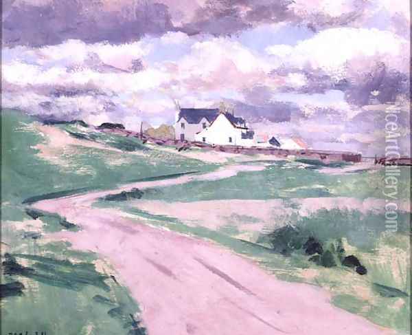 The Road to the Farm Oil Painting - Francis Campbell Boileau Cadell