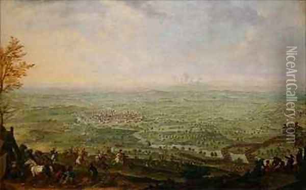 The End of the Siege of Olomouc Oil Painting - Franz Paul Findenigg