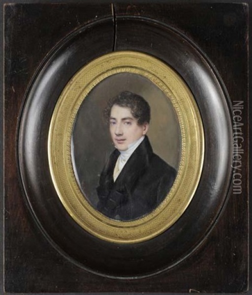 Portrait D'homme Oil Painting - Zephirin Felix Jean Marius Belliard
