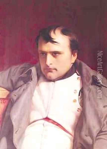Napoleon 1769-1821 after his Abdication 2 Oil Painting - Hippolyte (Paul) Delaroche