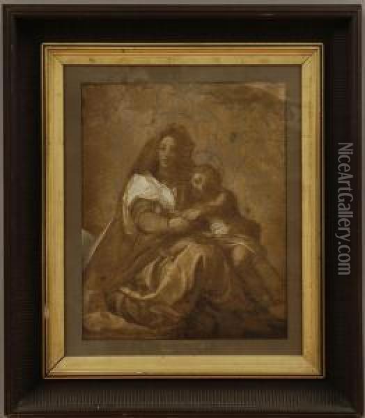 Madonna Del Sacco Oil Painting - Andrea Del Sarto