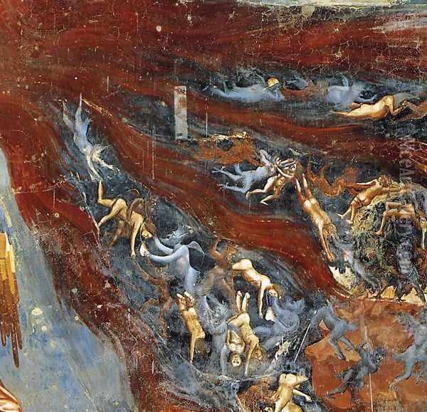 Last Judgment (detail 11) 1306 Oil Painting - Giotto Di Bondone