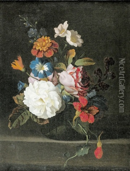 Blumenstuck Oil Painting - Cornelis Verelst