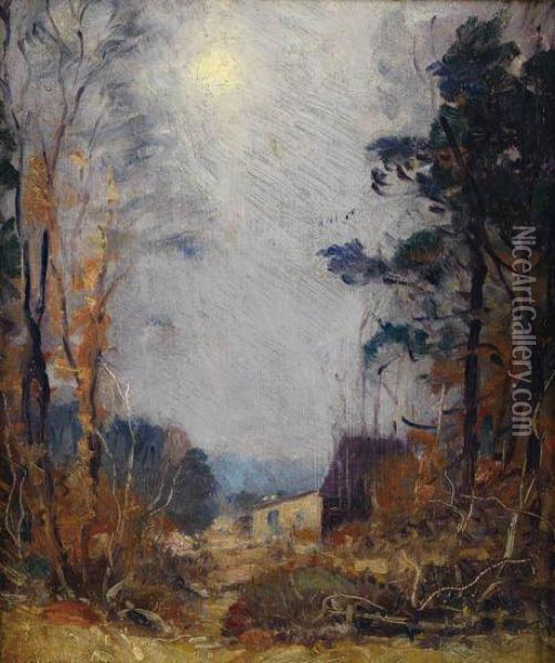 Landschaft In Mondlicht Oil Painting - Max Liebermann