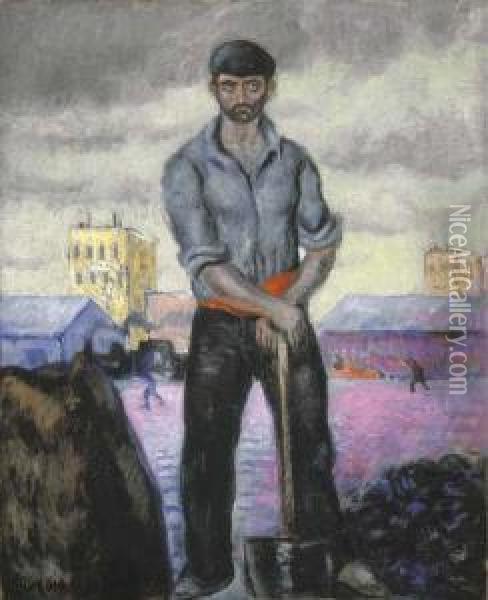 Carbonero De Puerto Oil Painting - Valentin Thibon de Libian