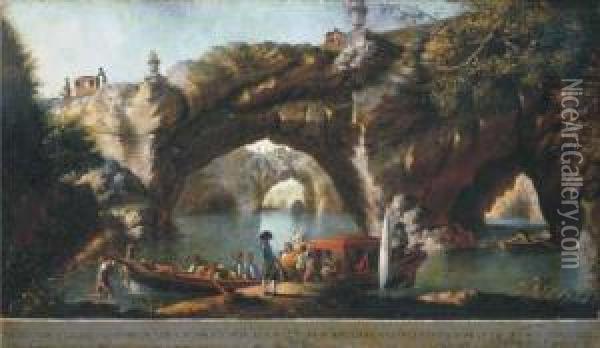 View Of Villa Scabrosa, Catania Oil Painting - Luigi Mayer
