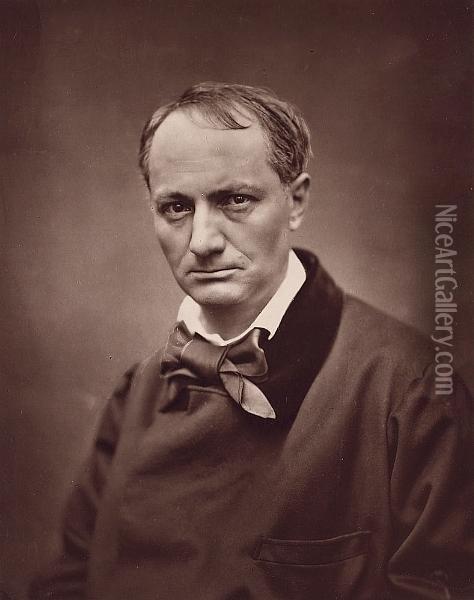 Baudelaire, Charles ( Oil Painting - Etienne Carajat