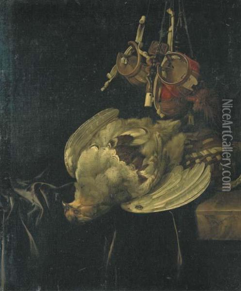 Trophee De Chasse Oil Painting - Willem Van Aelst