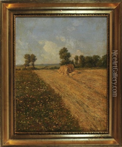Sommerliche Feldlandschaft Oil Painting - Hans Ranzoni the Younger