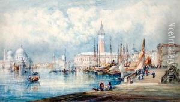 The Grand Canal, Venice Oil Painting - Mary Weatherill