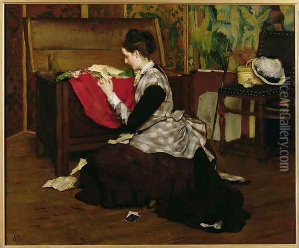 Old Letters and Dead Leaves Oil Painting - Claude Andrew Calthrop