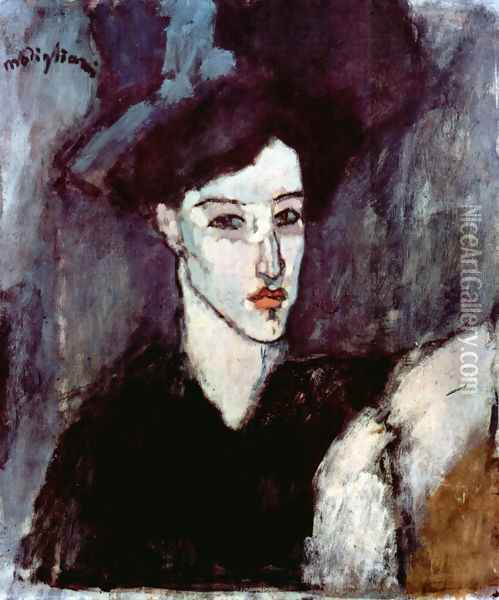The Jewish Woman Oil Painting - Amedeo Modigliani