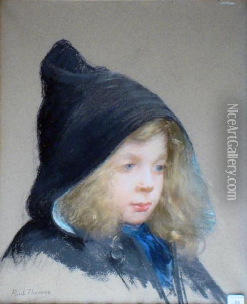 Portrait D'enfant Oil Painting - Paul Thomas