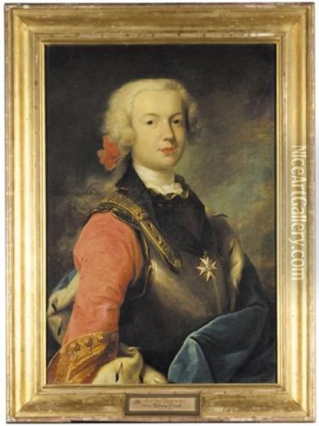 Portrait Of Duke Ludwig Ernst Of Brunswick-luneburg Oil Painting - Cavaliere Carlo Francesco Rusca