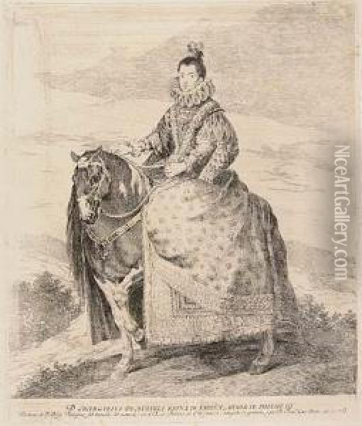 Margarita De Austria Oil Painting - Francisco De Goya y Lucientes