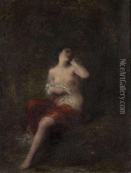 Apres Le Bain 1895 Oil Painting - Ignace Henri Jean Fantin-Latour