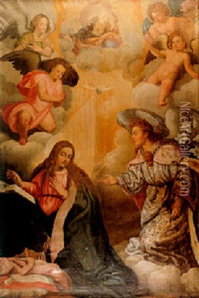 La Anunciacion Oil Painting - Vicente Carducho