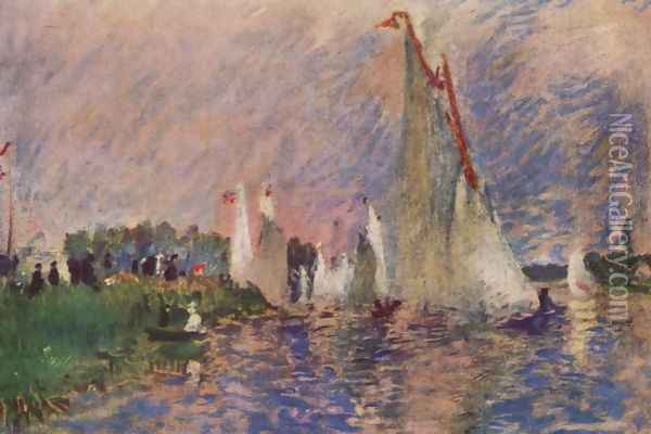 Regatta at Argenteuil Oil Painting - Pierre Auguste Renoir
