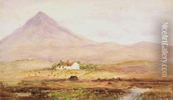 Croagh Patrick, Clew Bay Oil Painting - Alexander Williams