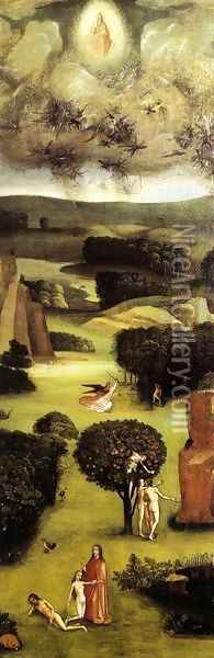 Triptych of Last Judgement (left wing) 2 Oil Painting - Hieronymous Bosch