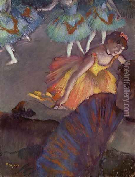 Ballet, seen from a loge Oil Painting - Edgar Degas