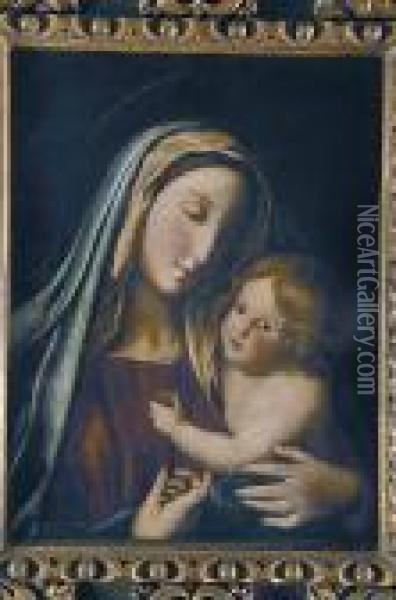Virgen Con El Nino Oil Painting - Scipione Pulzone