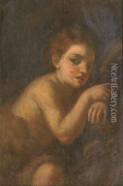 The Infant Saint John the Baptist Oil Painting - Andrea Del Sarto
